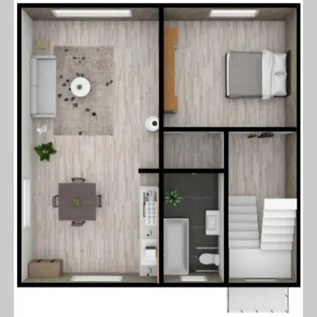 - Og Schone 58m² 2-zimmer City In 아파트 *